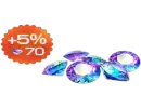 1400 Gemas + 70 Bonus